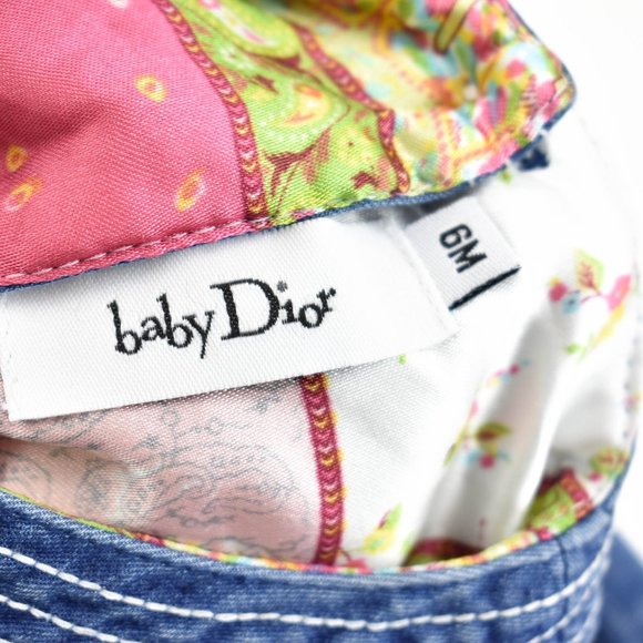 DIOR Blue Denim & Logo Reversible Sleeveless Dress - Picture 5 of 10